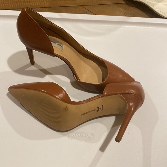 INC brown stilettos - Picture 3 of 4